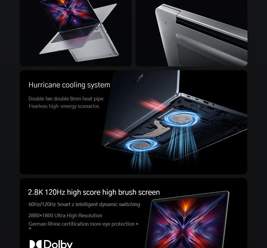 Xiaomi Redmi Book 14 2025 Laptop Intel Core 5 220H/210H Processor 16G/32G DDR5+512G/1T SSD 14inch Notebook Office Ultrabook PC