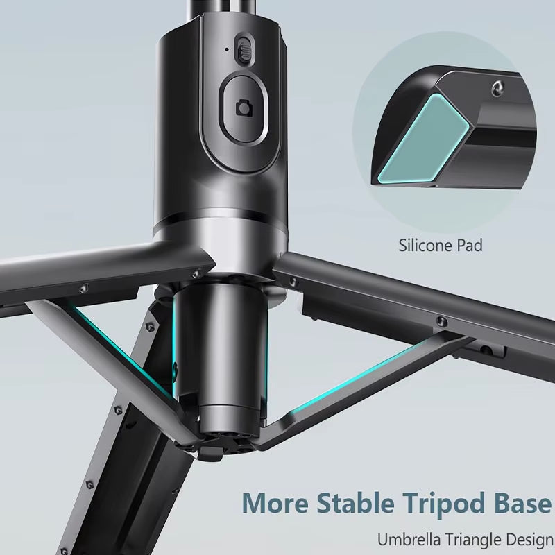 Self Portrait Pole Tripod with Lighting Self Portrait Pole with Wireless Remote Control Portable Mobile Phone Tripod Color Box