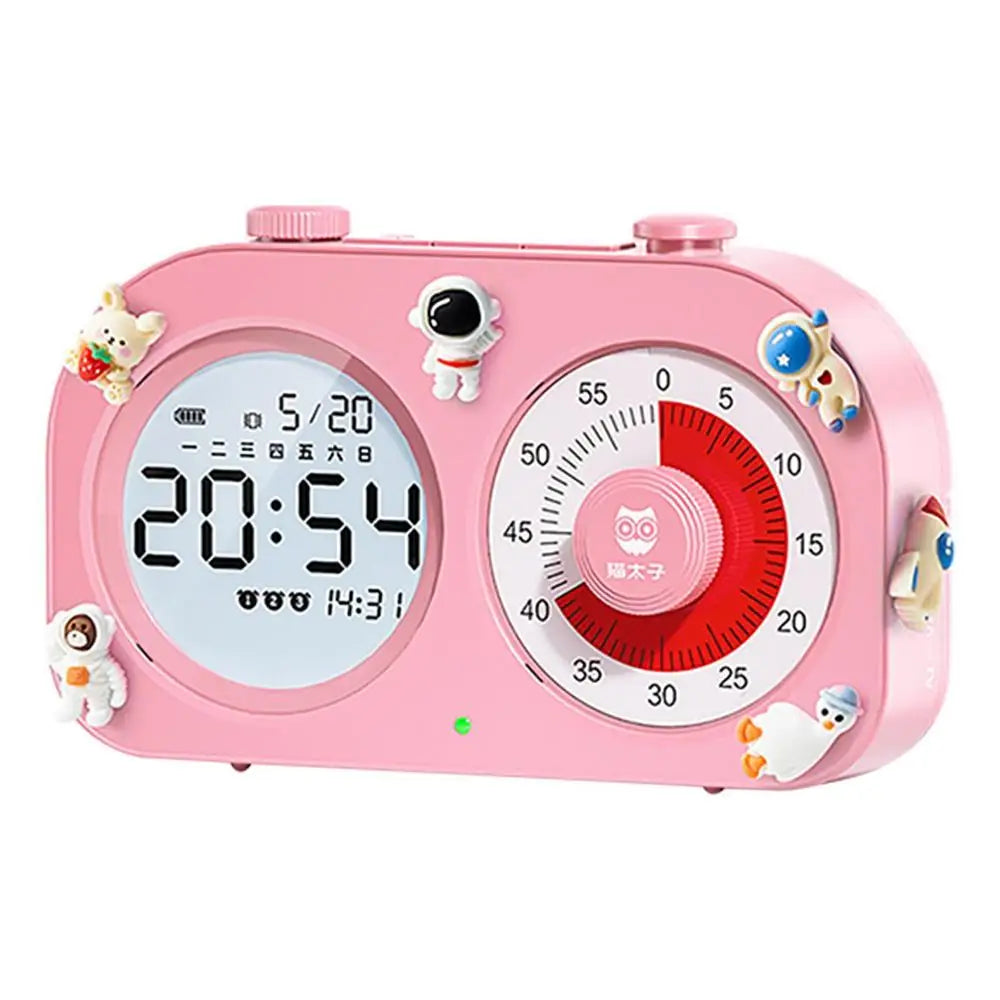 60 Minute Visual Timer Dual Display Kids Visual Timer With Night Ligh Silent Countdown Timer Multipurpose Desk Timer For Cooking