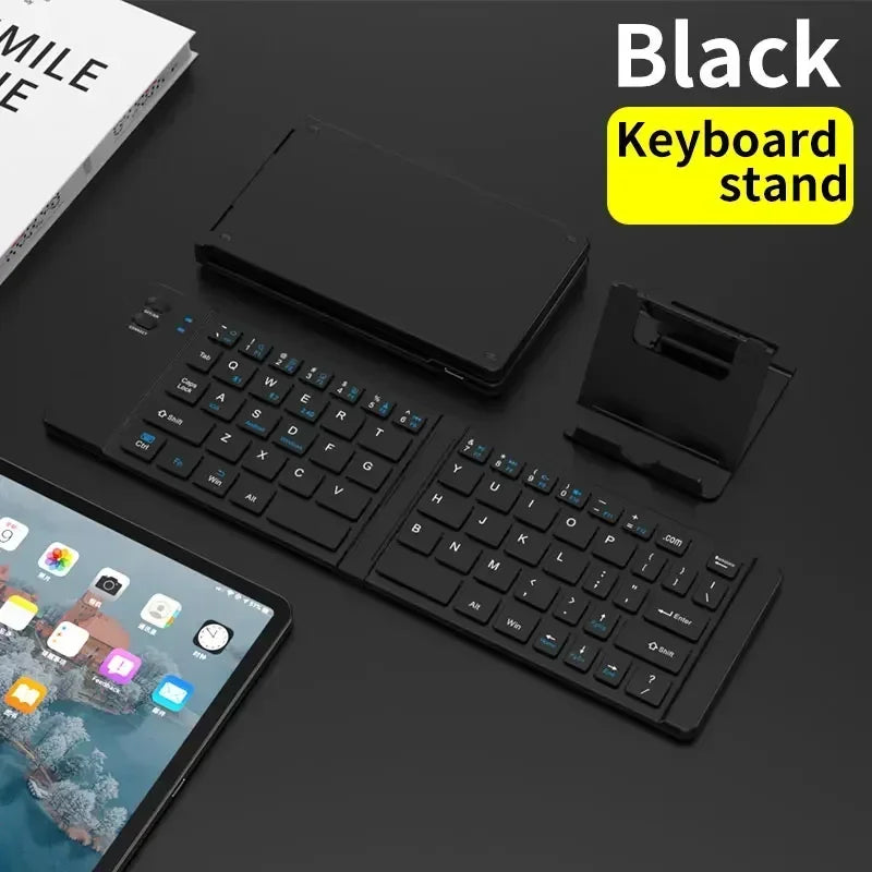 Mini Wireless Keyboard and Mouse Bluetooth Portable Folding Keyboards 2.4G for Windows Android IOS Tablet Ipad Phone