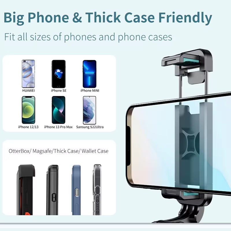 Self Portrait Pole Tripod with Lighting Self Portrait Pole with Wireless Remote Control Portable Mobile Phone Tripod Color Box