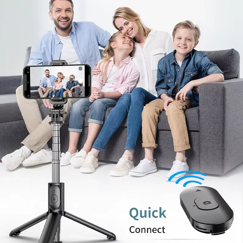 Self Portrait Pole Tripod with Lighting Self Portrait Pole with Wireless Remote Control Portable Mobile Phone Tripod Color Box