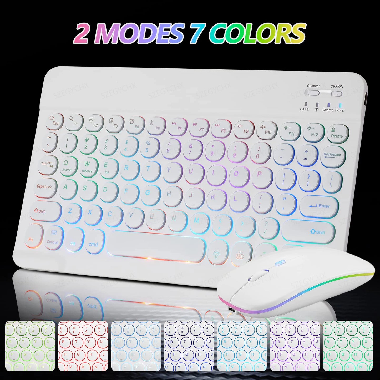 Bluetooth Wireless Magic for Ipad 9 Generation Air Pro Mini Keyboard Mouse 11/10/9Inch Tablet Keyboard for Xiaomi Samsung Huawei