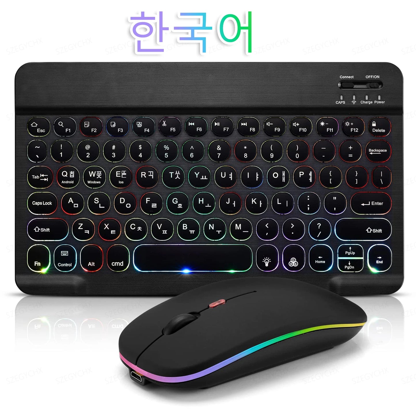 Bluetooth Wireless Magic for Ipad 9 Generation Air Pro Mini Keyboard Mouse 11/10/9Inch Tablet Keyboard for Xiaomi Samsung Huawei