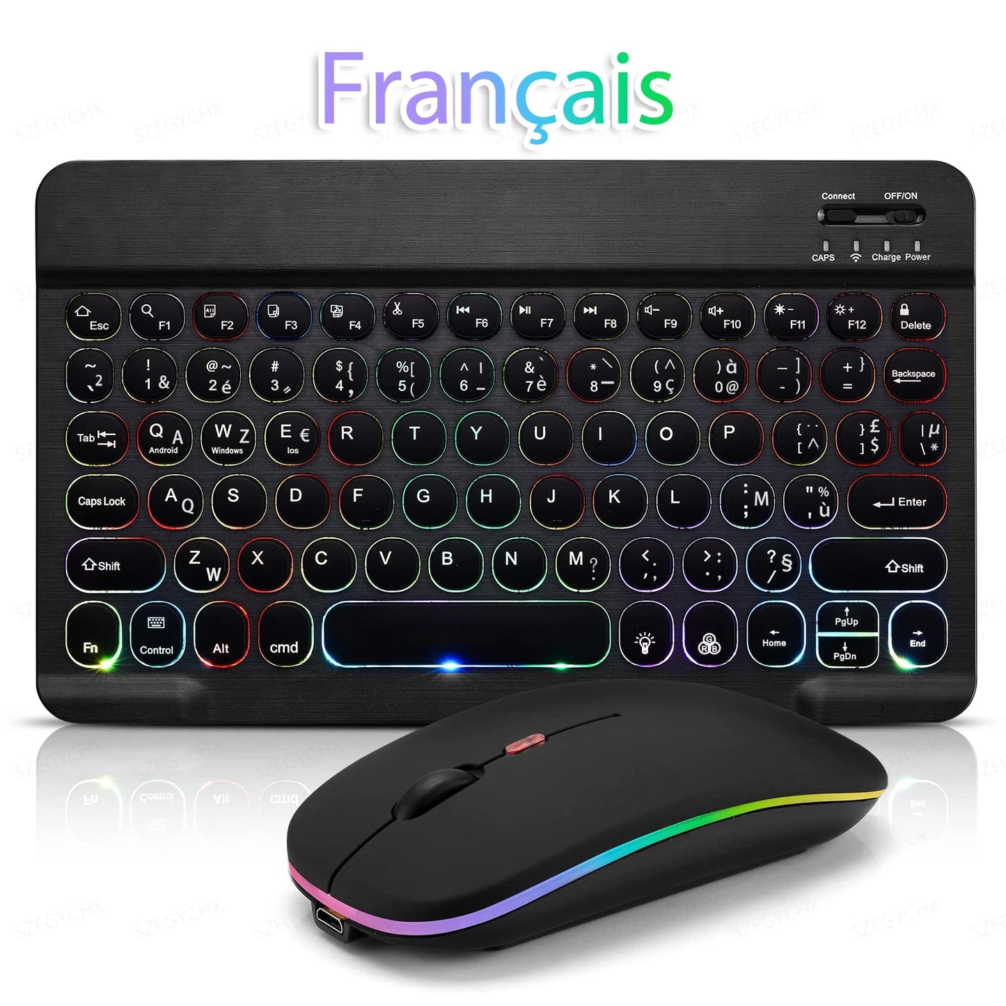 Bluetooth Wireless Magic for Ipad 9 Generation Air Pro Mini Keyboard Mouse 11/10/9Inch Tablet Keyboard for Xiaomi Samsung Huawei