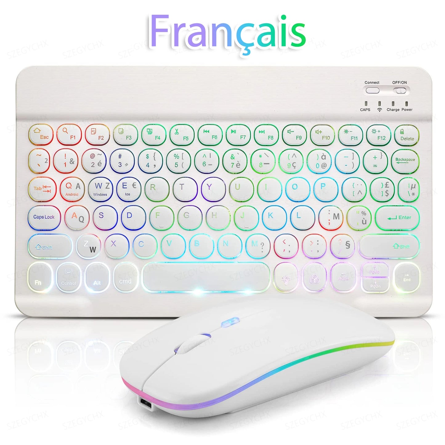 Bluetooth Wireless Magic for Ipad 9 Generation Air Pro Mini Keyboard Mouse 11/10/9Inch Tablet Keyboard for Xiaomi Samsung Huawei