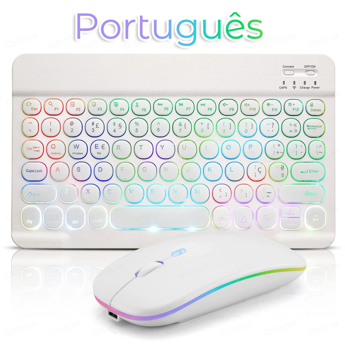 Bluetooth Wireless Magic for Ipad 9 Generation Air Pro Mini Keyboard Mouse 11/10/9Inch Tablet Keyboard for Xiaomi Samsung Huawei