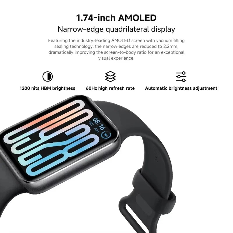 Global Version Xiaomi Smart Band 9 Pro Smartband 1.74" AMOLED Display Blood Oxygen Sport GPS Smart Watch Bracelets Mi Band