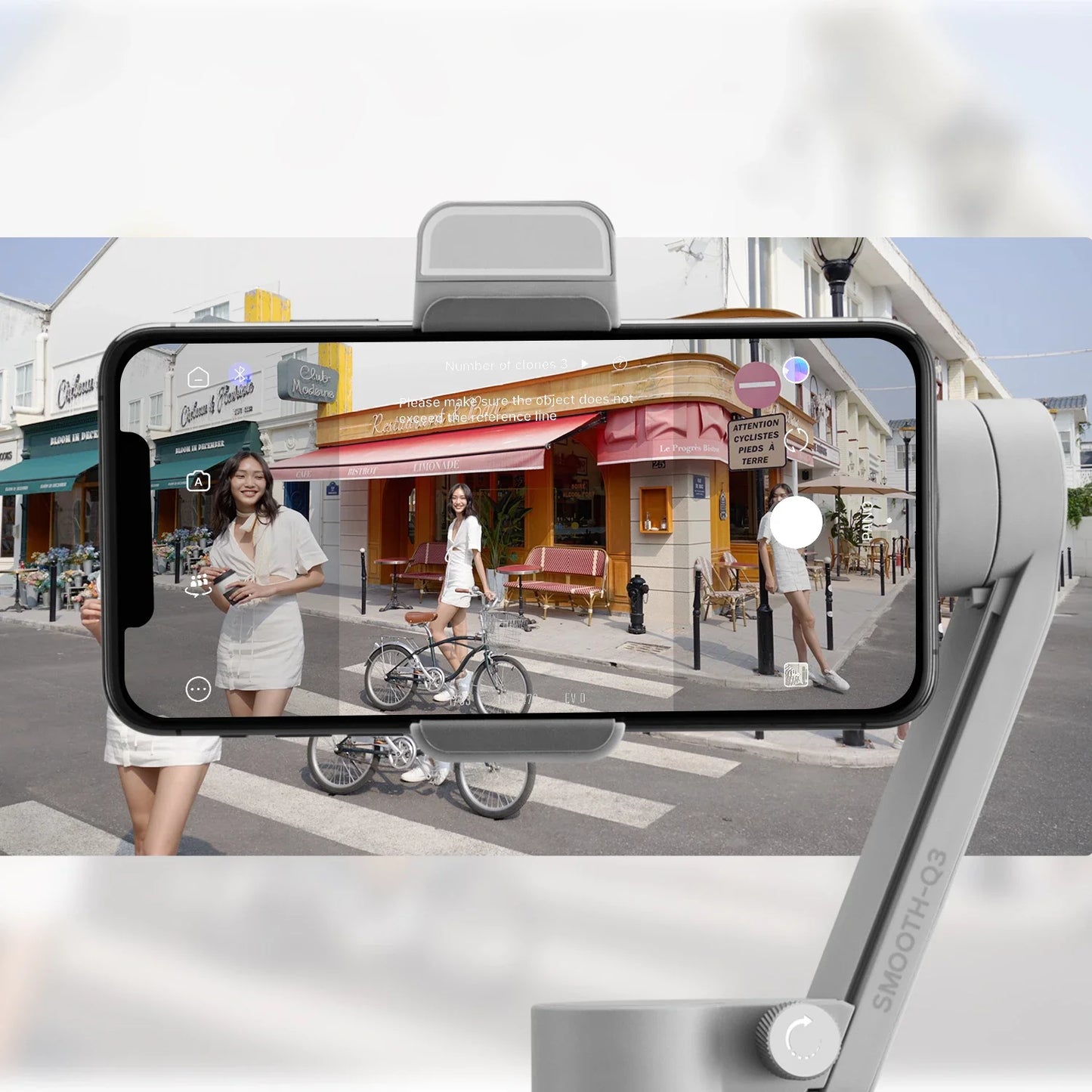 ZHIYUN SMOOTH Q3 Gimbal Smartphone 3-Axis Phone Gimbals Portable Stabilizer for iPhone 16 pro max/Xiaomi/Huawei