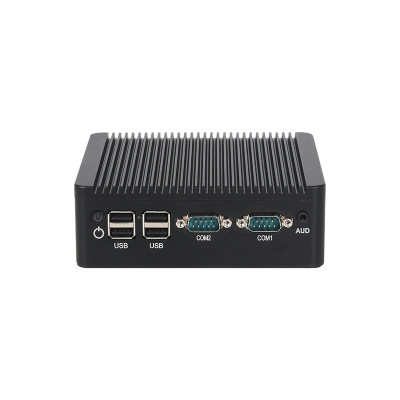 Helorpc Industrial Mini PC N2840/J2900 Support WIN10 LINUX with 2xGigabit LAN 5xUSB2.0 1xUSB3.0 4xDB9 COM 1xHDMI 1xVGA Computer