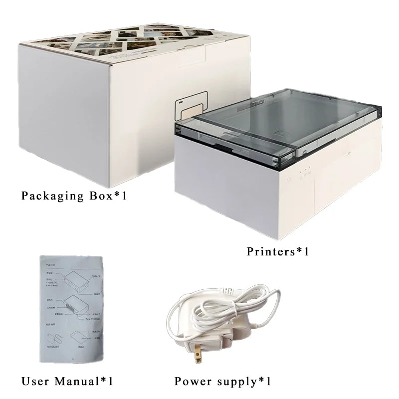Small Photo Printer Customizable Mobile Phone Back Skin Sticker Printer for Film Cutting Machine DIY Colorful Photo Printing