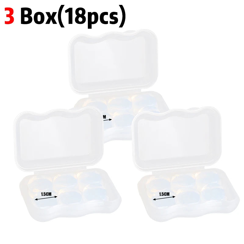 Soft Noise Cancelling Silicone Gel Earplugs for Sleeping Airplane Reusable Moldable Waterproof Swimming Ear Protection Ear Plugs
