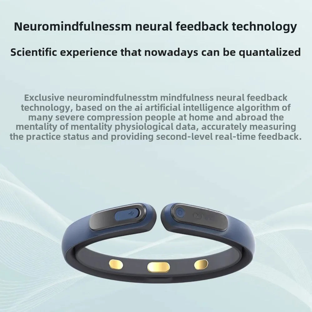Suitable for BrainCo intelligent meditation headband, stress relief and sleep aid, mindfulness meditation, concentration headban
