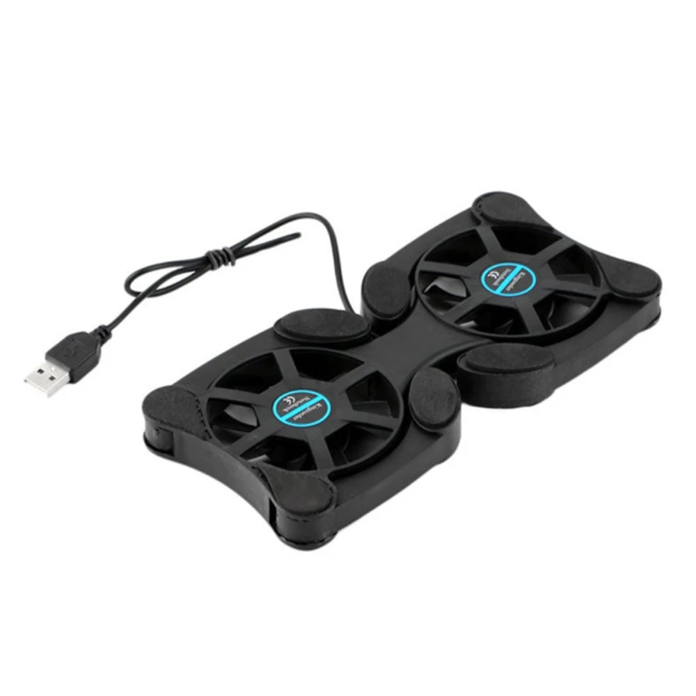 USB Fan Cooler 2 Fan Double Cooling Charging Board Suitable For Portable Computer Notebook