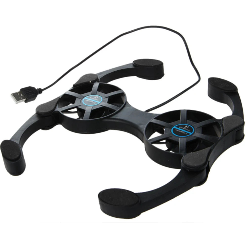 USB Fan Cooler 2 Fan Double Cooling Charging Board Suitable For Portable Computer Notebook
