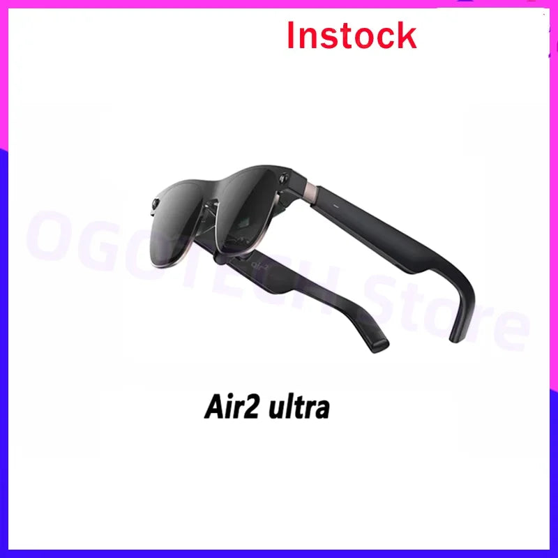 XREAL Air 2 Ultra Smart AR Glasses 6 DoF 52° Fov 4K 3D HD 385'' Giant Screen View Nreal Air2 Ultra Tracking Smart Glasses