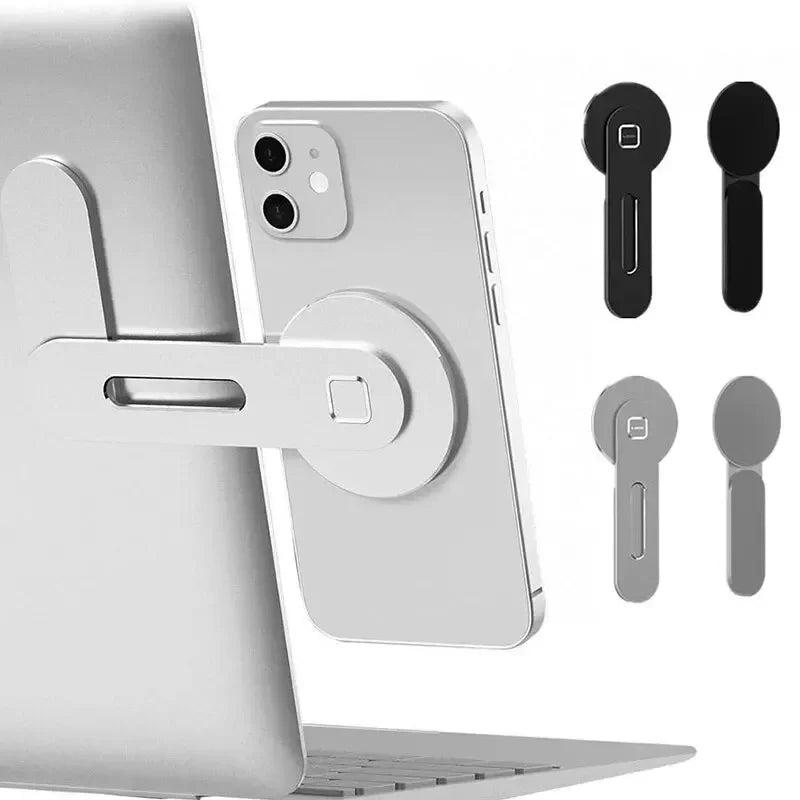 NEW Car Phone Stand Laptop Same Screen Stand Magnetic Ultrathin Display Side Foldable Rollover Camera Flat Aluminum Alloy Back