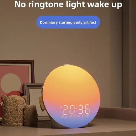 Simulated Sunrise Nature Wake-Up Light Dormitory Wake-Up Light Timed Light Sunrise Alarm Clock Wake up Early Handy Gadget