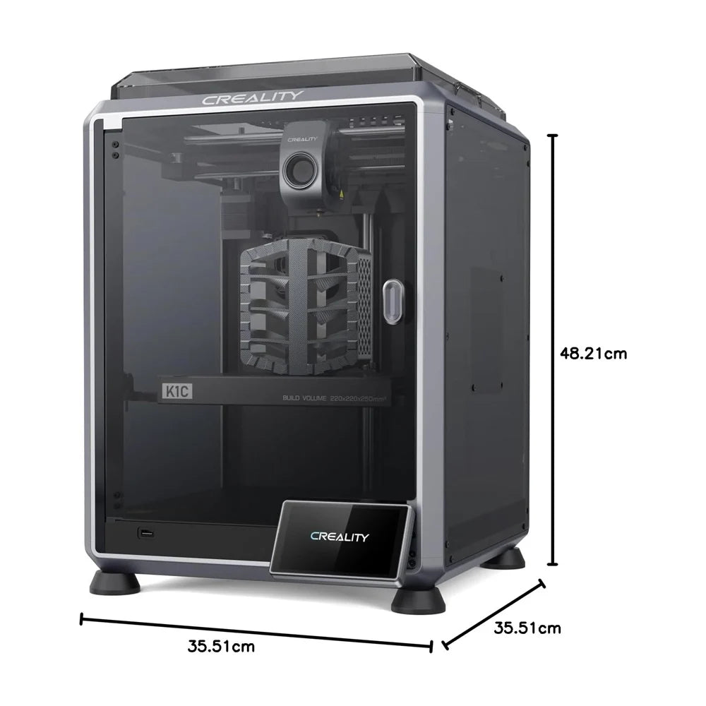 Creality K1C 3D Printer With AI Camera 600mm/s High Speed Printing Auto Leveling Carbon Fiber Filled All-Metal Extruder Printer