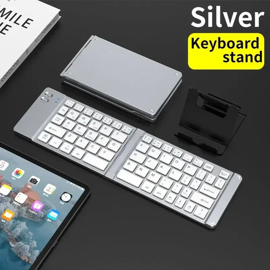 Mini Wireless Keyboard and Mouse Bluetooth Portable Folding Keyboards 2.4G for Windows Android IOS Tablet Ipad Phone