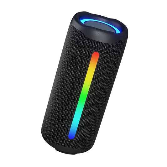2025 Cylinder Bluetooth Speaker - 30W Super Bass IPX5 Waterproof Outdoor RGB Party Sound