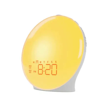 Simulated Sunrise Nature Wake-Up Light Dormitory Wake-Up Light Timed Light Sunrise Alarm Clock Wake up Early Handy Gadget