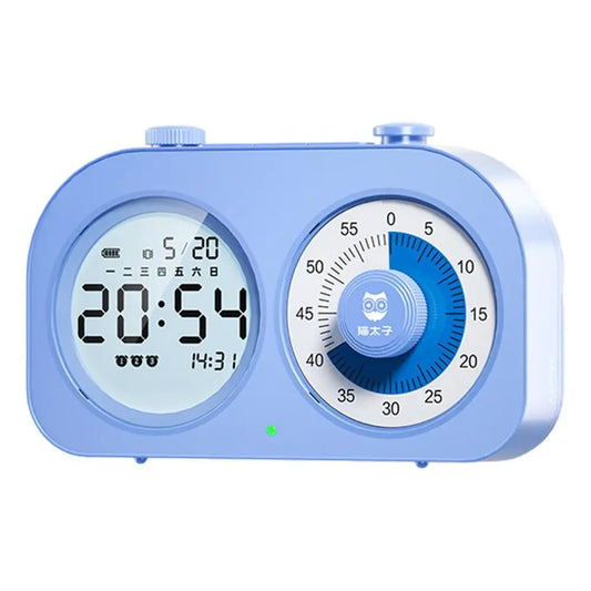 60 Minute Visual Timer Dual Display Kids Visual Timer With Night Ligh Silent Countdown Timer Multipurpose Desk Timer For Cooking