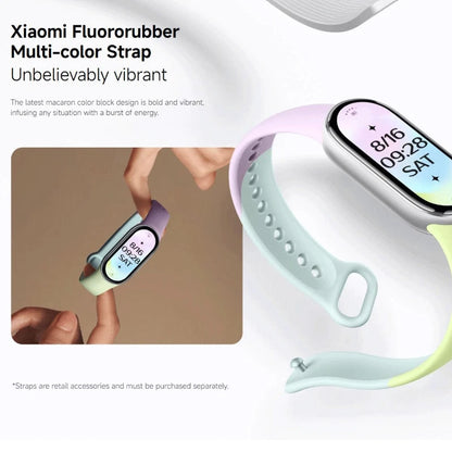 Original Xiaomi Smart Band 10 Smartband 1.72" AMOLED Display Health Monitoring Sports Smart Watch Bracelets Mi Band Watch Gift
