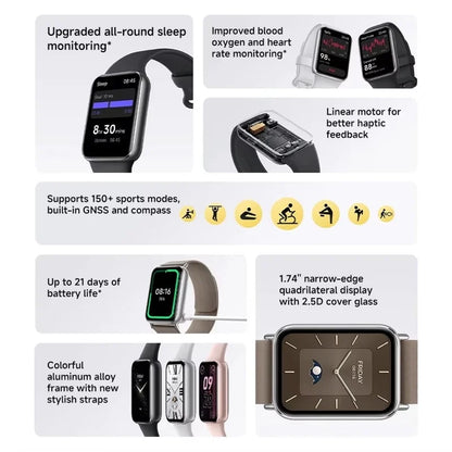 Global Version Xiaomi Smart Band 9 Pro Smartband 1.74" AMOLED Display Blood Oxygen Sport GPS Smart Watch Bracelets Mi Band