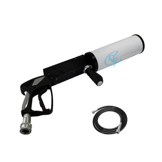 Handheld Colorful LED CO2 Smoke Gun Jet Machine RGB Fog Stage Effect Atmostphere For Wedding DJ Disco Party