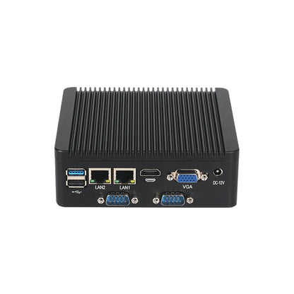 Helorpc Industrial Mini PC N2840/J2900 Support WIN10 LINUX with 2xGigabit LAN 5xUSB2.0 1xUSB3.0 4xDB9 COM 1xHDMI 1xVGA Computer