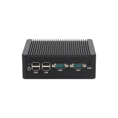 Helorpc Industrial Mini PC N2840/J2900 Support WIN10 LINUX with 2xGigabit LAN 5xUSB2.0 1xUSB3.0 4xDB9 COM 1xHDMI 1xVGA Computer