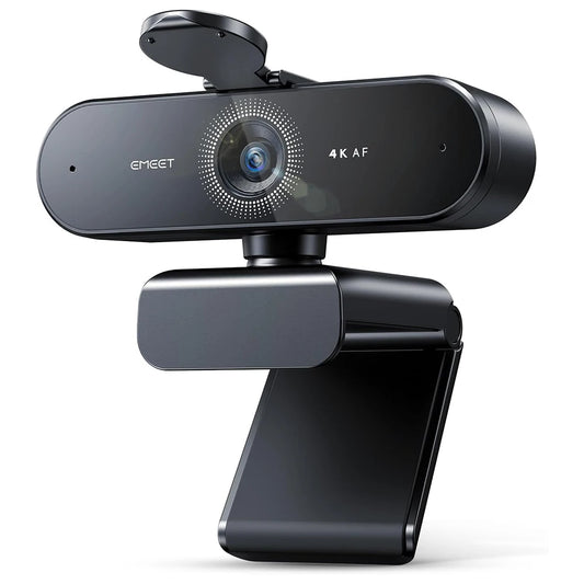 4K Webcam 1080P 60fps Mini Video Camera for PC Autofocus Computer Web Cam EMEET Nova USB Camera with Mics for Conference/Meeting