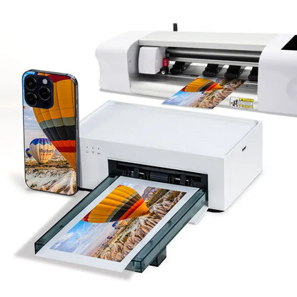 Small Photo Printer Customizable Mobile Phone Back Skin Sticker Printer for Film Cutting Machine DIY Colorful Photo Printing