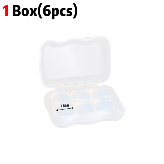 Soft Noise Cancelling Silicone Gel Earplugs for Sleeping Airplane Reusable Moldable Waterproof Swimming Ear Protection Ear Plugs