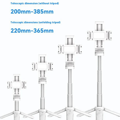 Ulanzi JJ02 Tripod Support 4 Section Stretchable Bluetooth Selfie Stick Custom Rotating Handle Pole Selfie Grip For iPhone15 16