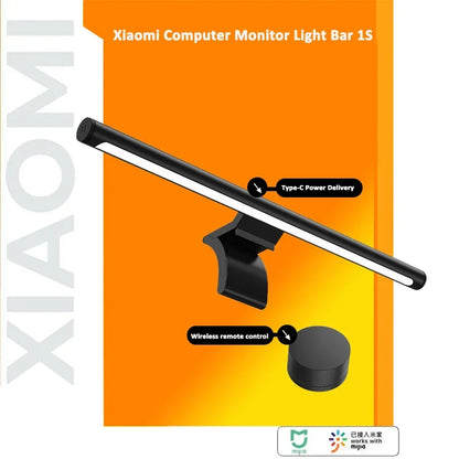 Xiaomi Mijia Computer Monitor Light Bar 1S for PC Monitor LED Lamp Screen Hanging Light Student Eyes Protection Reading Learning