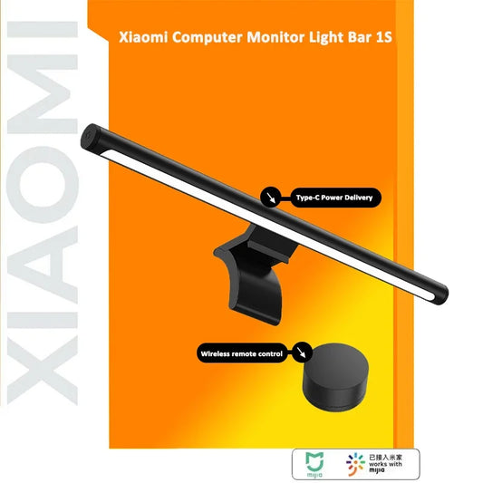 Xiaomi Mijia Computer Monitor Light Bar 1S for PC Monitor LED Lamp Screen Hanging Light Student Eyes Protection Reading Learning
