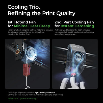 Creality K1C 3D Printer With AI Camera 600mm/s High Speed Printing Auto Leveling Carbon Fiber Filled All-Metal Extruder Printer